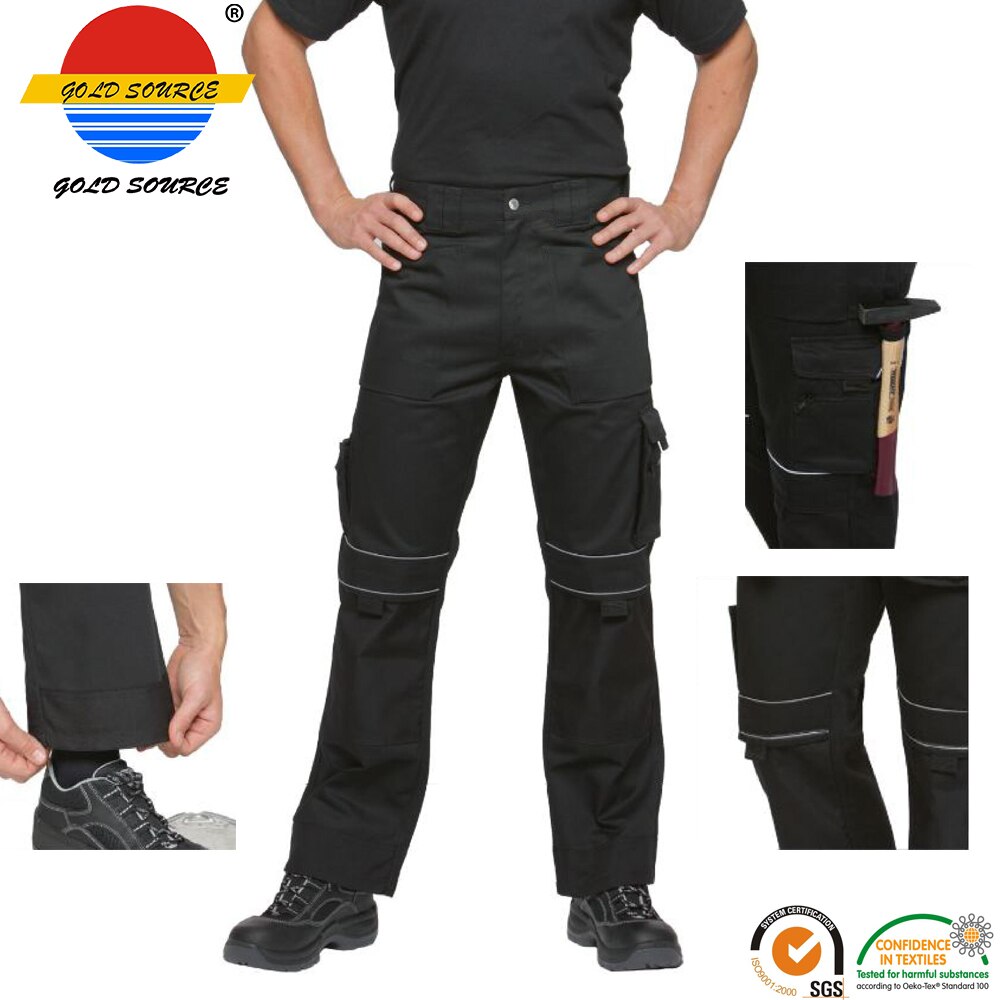  Workwear  ưư  Black Work PantsCordura Knees/Modern Workwear Craftsman Durable Trousers Black Work PantsCordura Knees